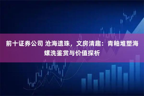 前十证券公司 沧海遗珠，文房清趣：青釉堆塑海螺洗鉴赏与价值探析